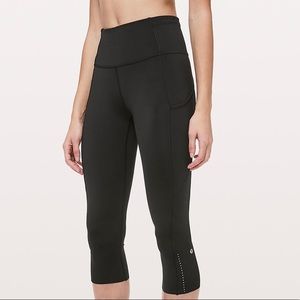 Lululemon cropped black leggings